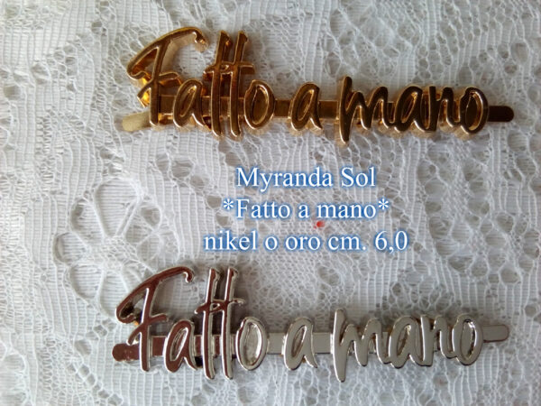 Targhetta 3 oro