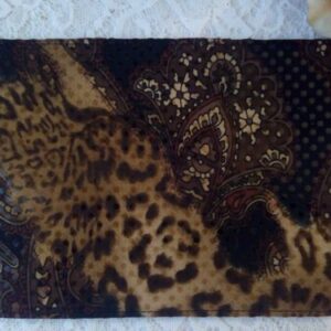 Patella seta animalier arabesque
