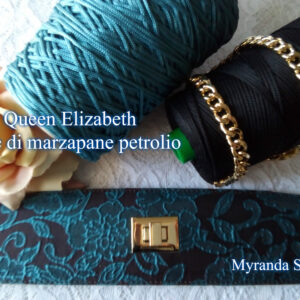 Queen Elizabeth broccato fiore di marzapane