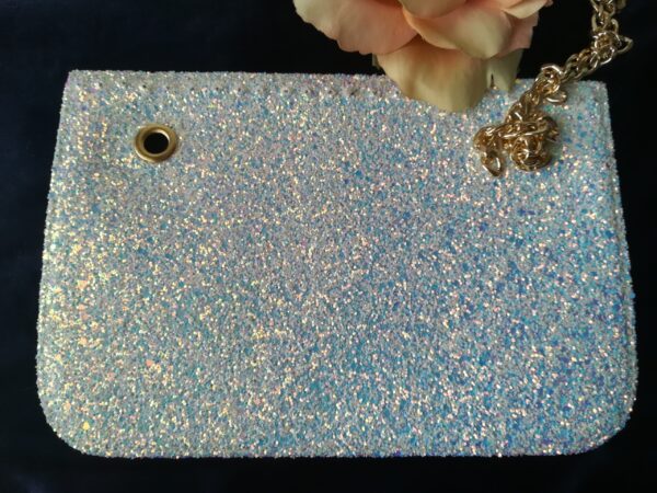 Patella glitter bianco