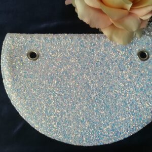 Patella glitter bianco T