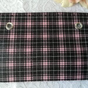 Patella luccicosa tartan rosa