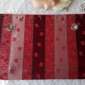 Patella broccato Valencia red