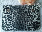Patella velluto animalier nero