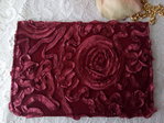 Patella pizzo giravolte bordeaux piccola