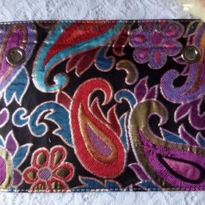 Patella broccato liberty rosso