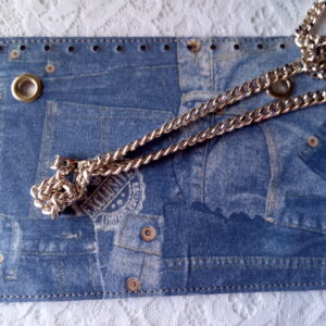 Patella denim jeans tasche