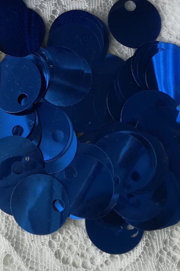 Paillettes blu