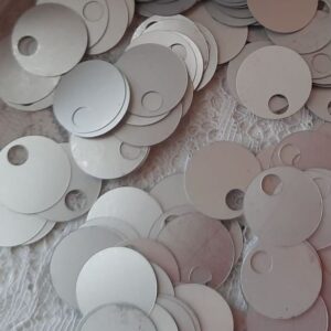 Paillettes grigio perla