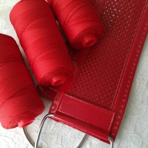 Modello a fascia intreccio rosso - kit