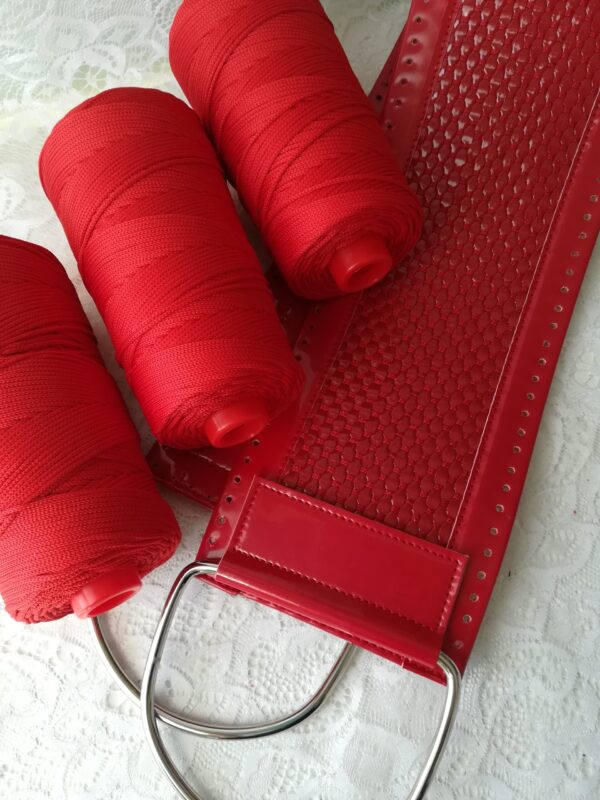 Modello a fascia intreccio rosso - kit