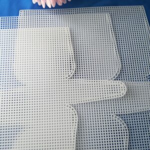 Canvas rete sagomata da ricamo