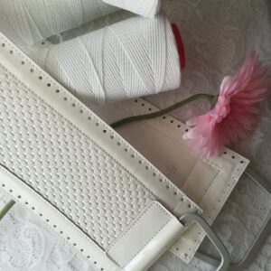 Modello a fascia intreccio bianco - kit