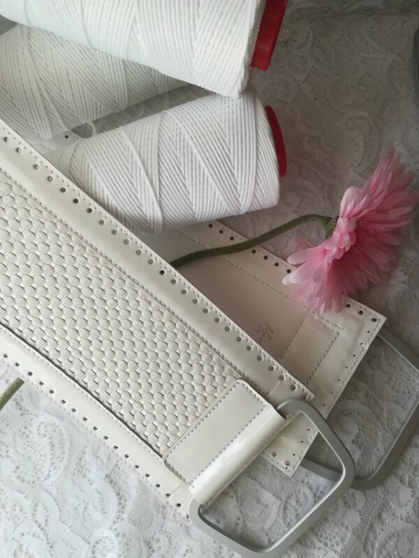 Modello a fascia intreccio bianco - kit