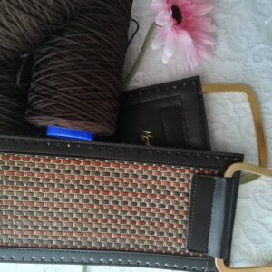 Modello a fascia intreccio marrone - kit