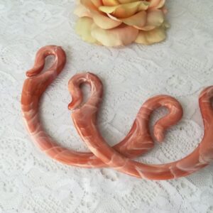 Manici pipoca bordeaux marmorizzato