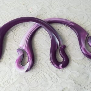 Manici pipoca viola marmorizzato