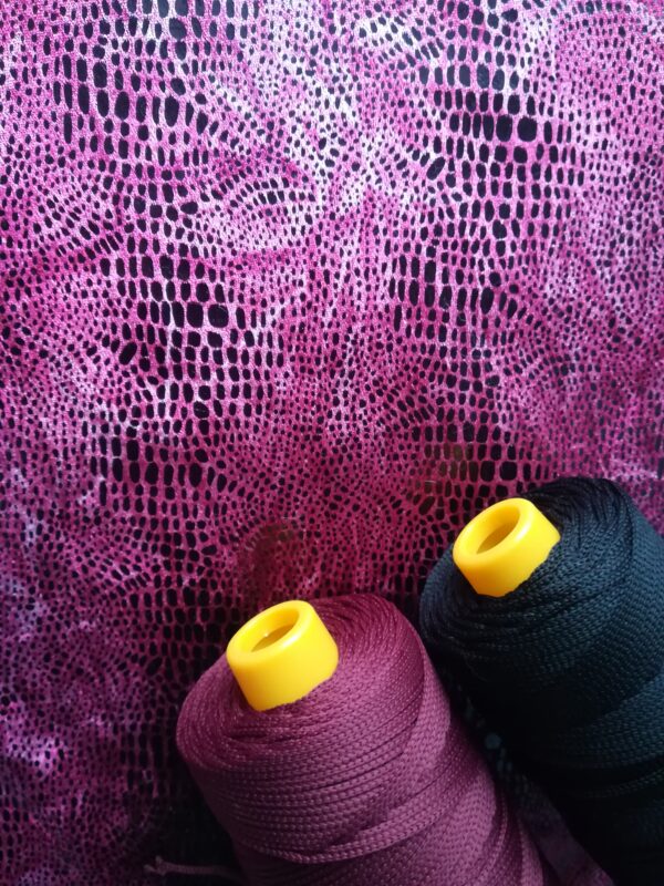 Kit Elegance velluto fantasia pitone bordeaux