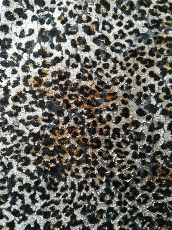 Pannello velluto fantasia leopardo 1