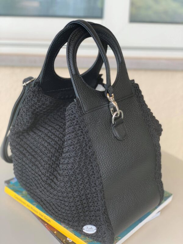 Shopper Myranda - ecopelle nero