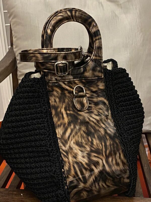 Shopper Myranda - ecopelle animalier vernice
