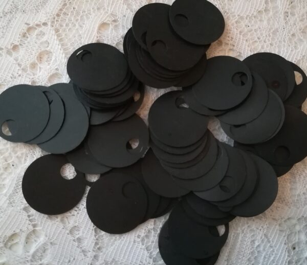 Paillettes nero opaco