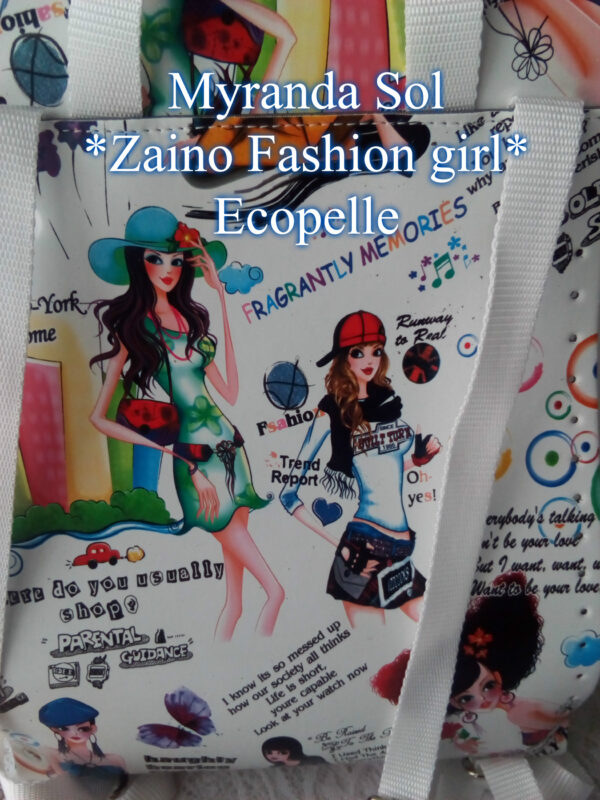 Glamour Fashion girl - ecopelle