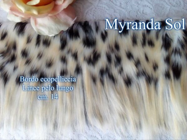 Bordo ecopelliccia 3 - lince pelo lungo
