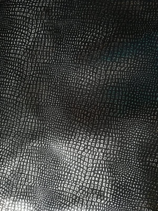 Shopper Myranda - ecopelle cocco nero grigio nero