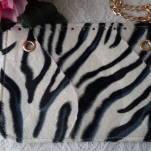 Patella ecopelliccia zebra