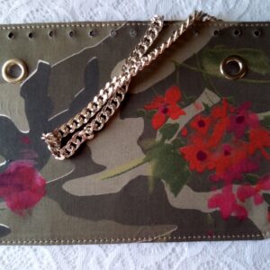 Patella militare mimetico fiori 2