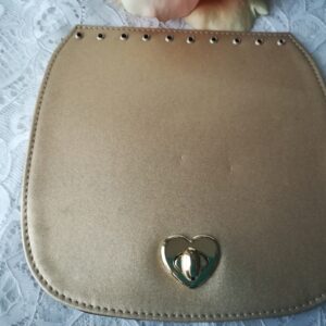 Patella ecopelle oro satinato