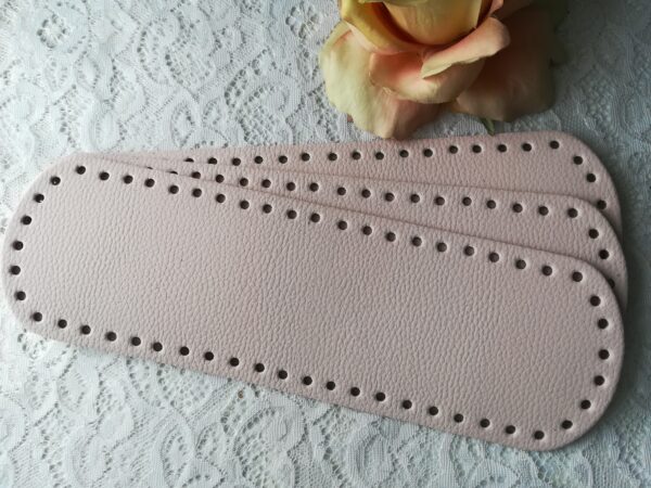 Fondo ecopelle rosa cachemire