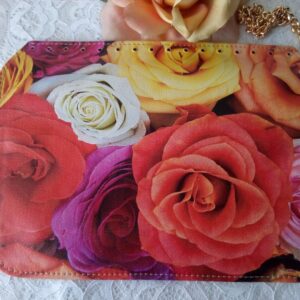 Patella in ecopelle rose mix