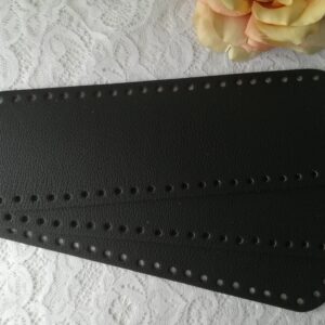 Fondo ecopelle nero
