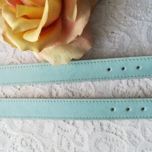 Manici ecopelle 3F azzurro