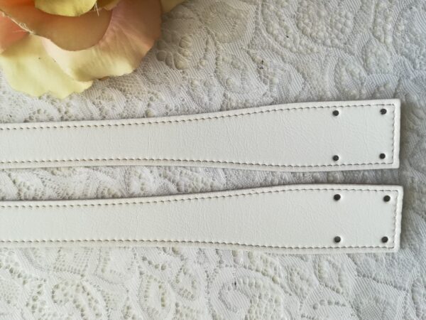 Manici ecopelle 4F bianco