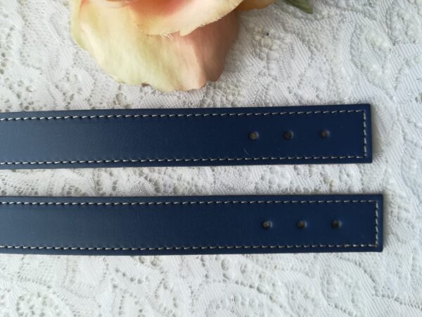 Manici ecopelle 3F blu