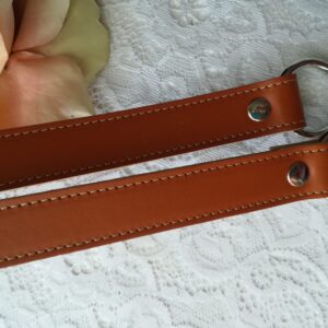 Manici ecopelle con anello cuoio