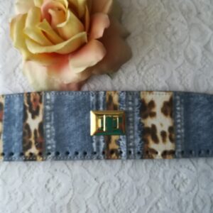 Queen Elizabeth denim maculato