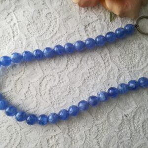 Manico tracolla bijou blu 55