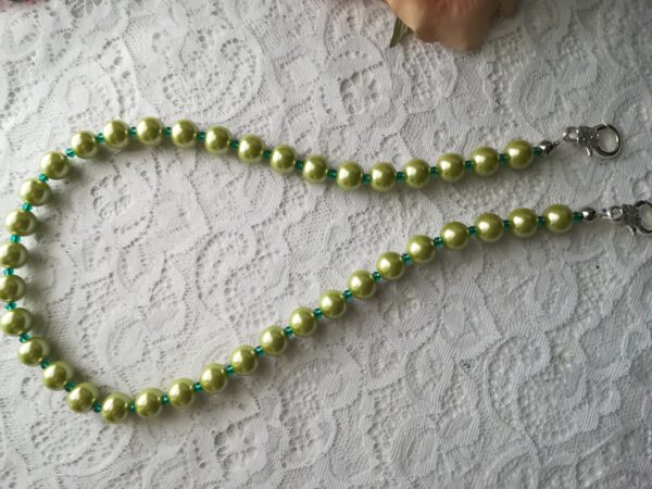Manico tracolla bijou verde 67