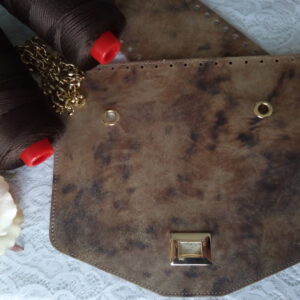 Patella Pop pelle marrone sfumato