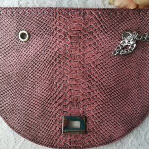 Patella Pop pelle rosa antico big