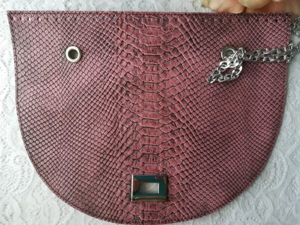 Patella Pop pelle rosa antico big