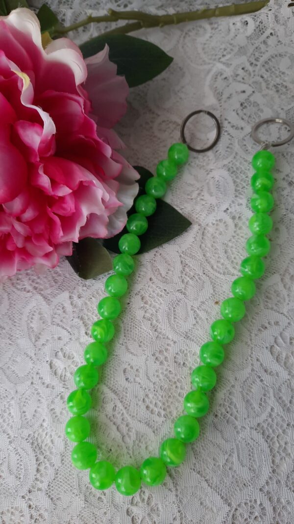 Manico tracolla bijou verde  55