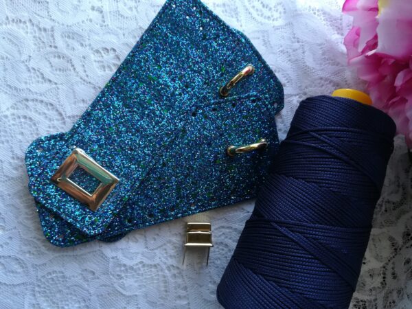 Sahara - glitter blu - immagine 4