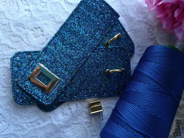 Sahara - glitter blu