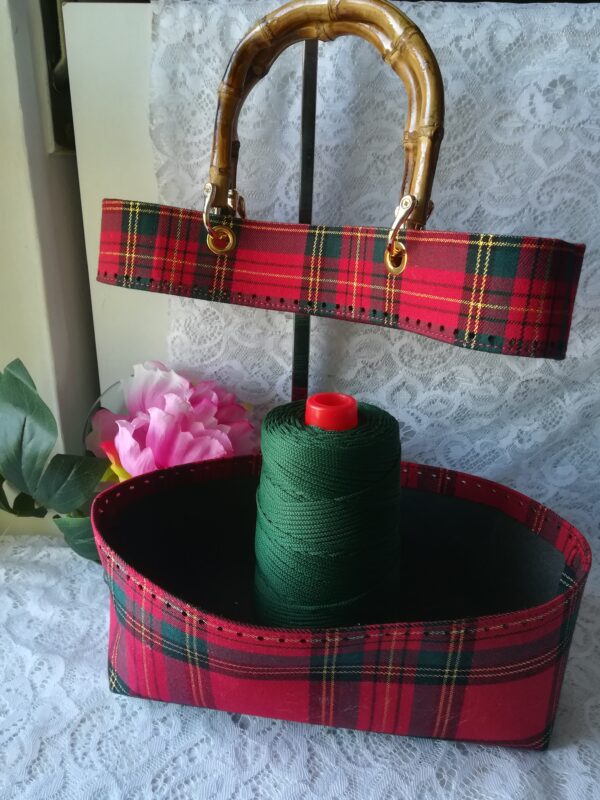 Kit Tartan Plus rosso e bianco - immagine 2