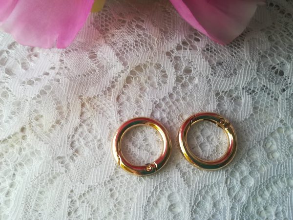 Anelli moschettone oro